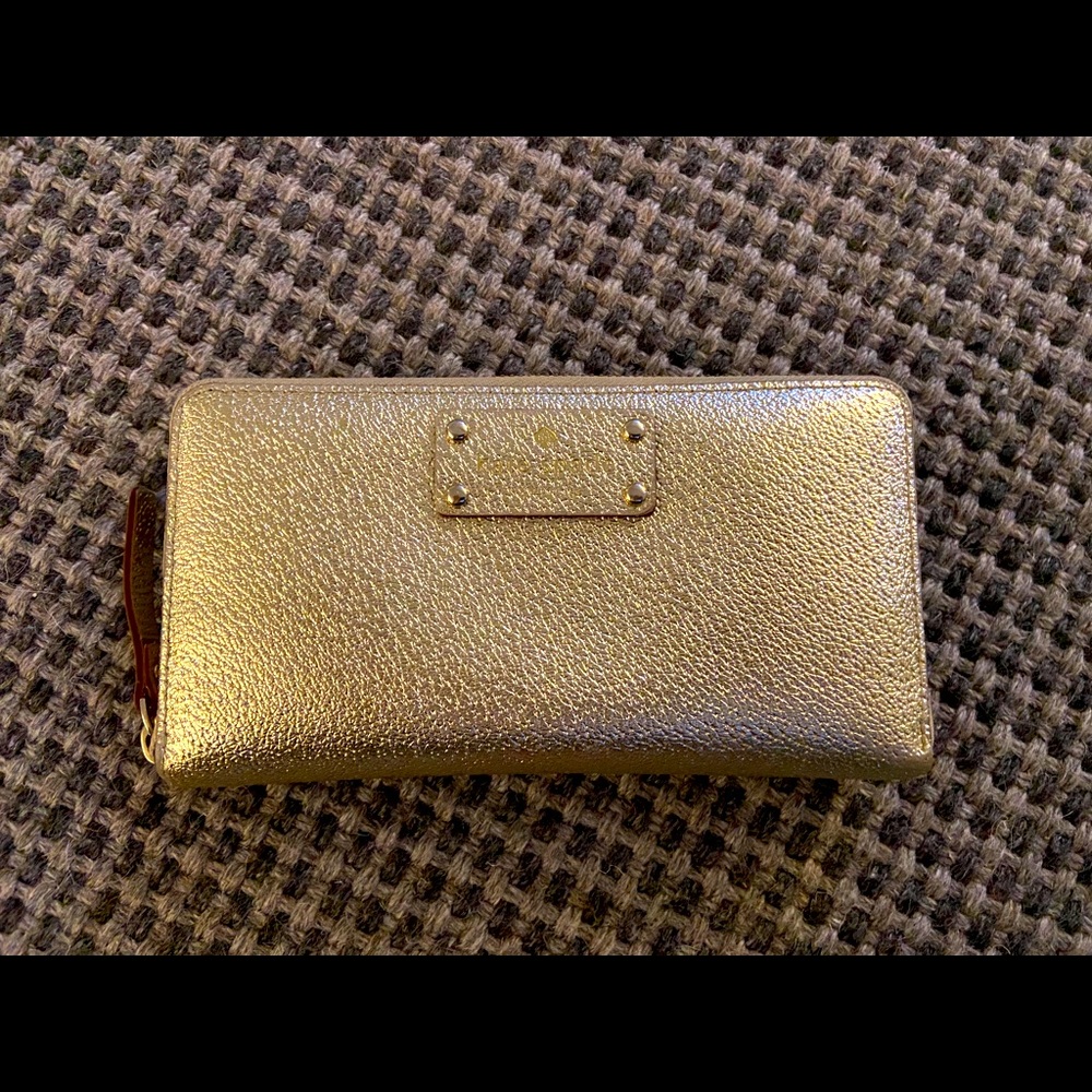 Kate Spade Gold Wallet